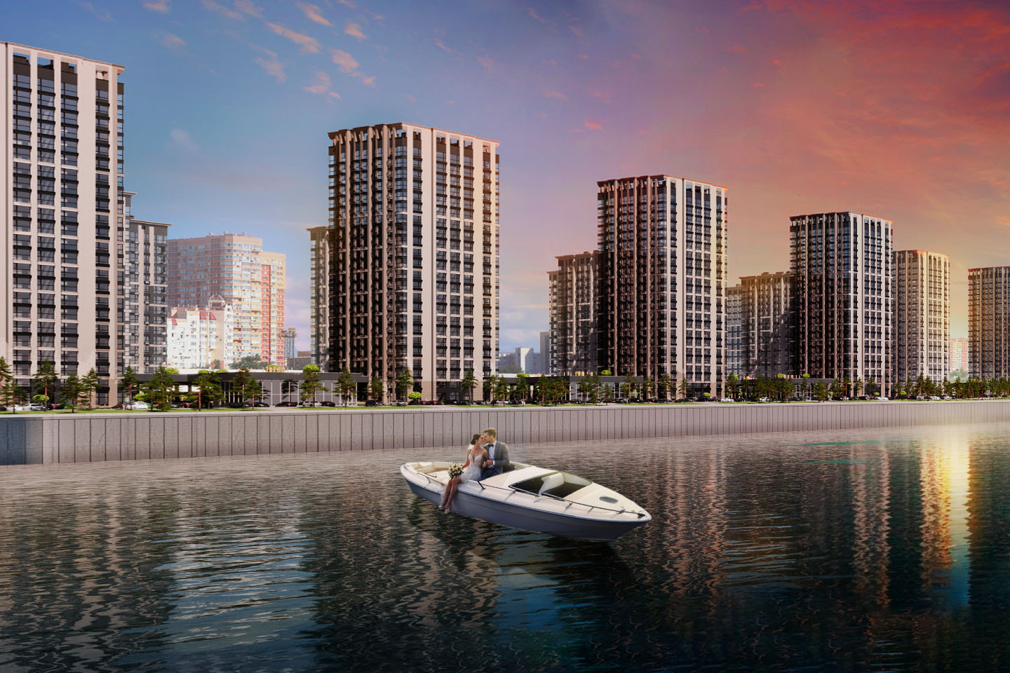 просторные квартиры с видом на Волгу 